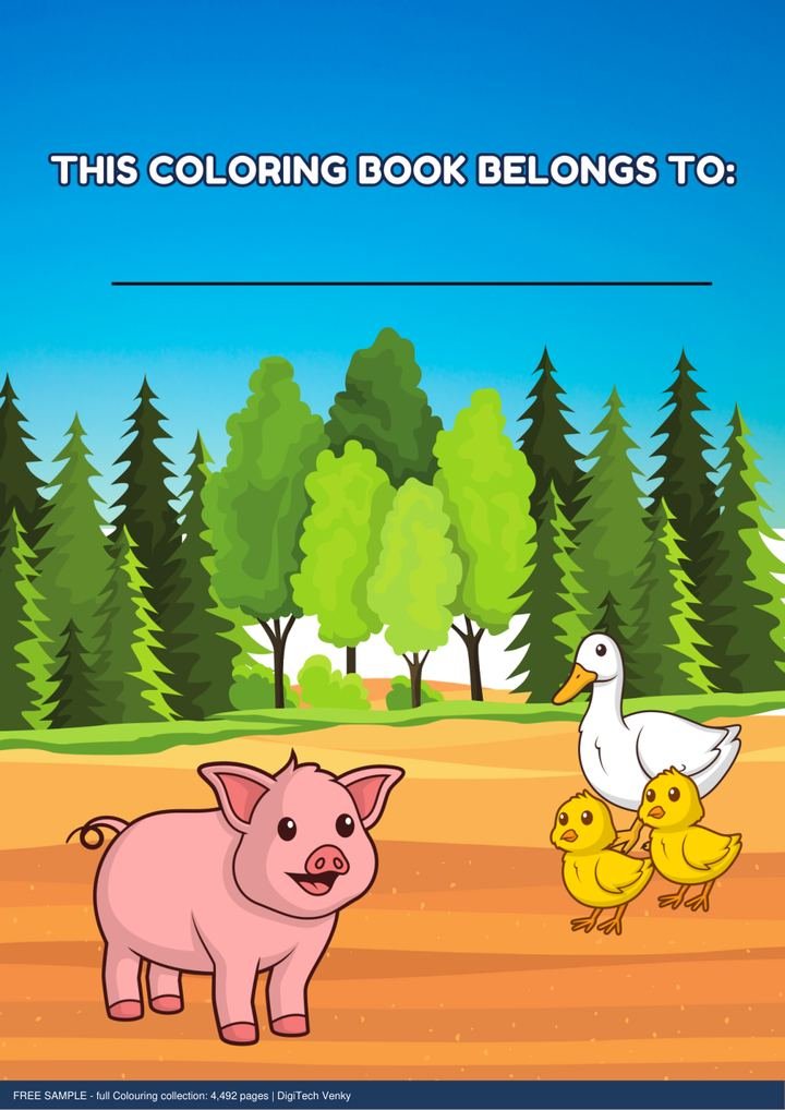 Colouring Worksheets sample page 3