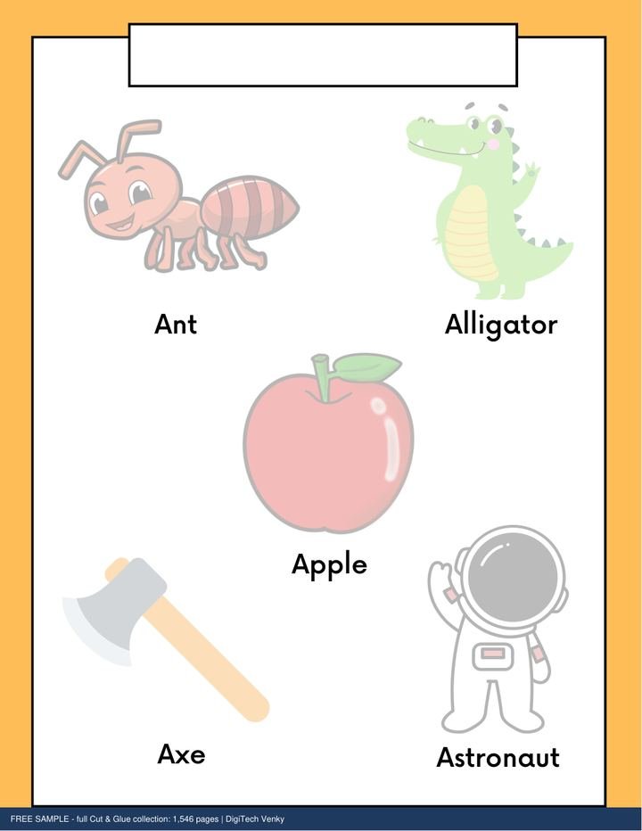 Cut & Glue sample page 2