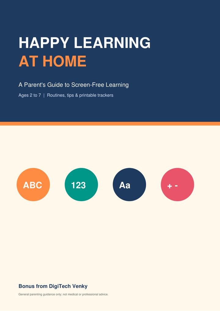 Bonus: Parents' Guide sample page 1